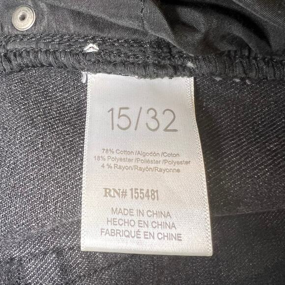 Simple Society Women's Black Ankle Jeans with Rhinestones Size 15 - Picture 5 of 6